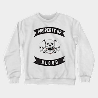 Blood Property Patch Crewneck Sweatshirt